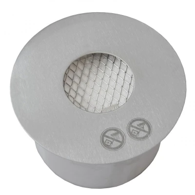 Round stainless steel bioethanol burner