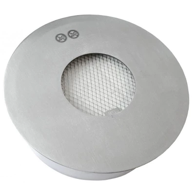 Round stainless steel bioethanol burner