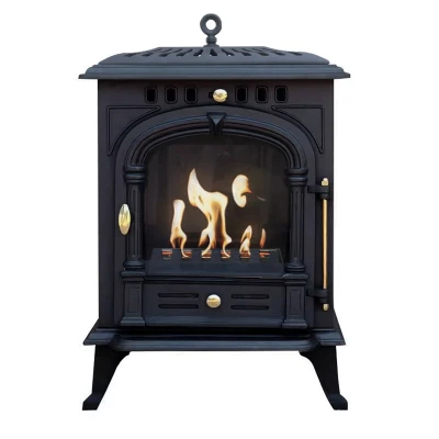 ScandiFlames Bergen - Free-standing bioethanol fireplace ScandiFlames Bergen - Free-standing bioethanol fireplace in cast iron construction