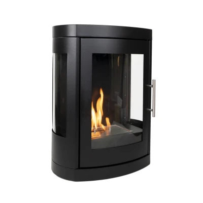 Oregon - Wall-mounted bioethanol wood-burner style fireplace Oregon - Wall-mounted bioethanol wood-burner style fireplace