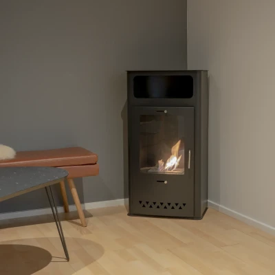 Boston bioethanol fireplace in traditional fireplace design Boston bioethanol fireplace in traditional fireplace design