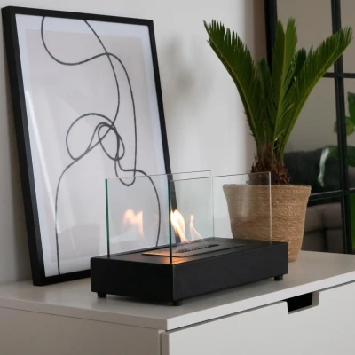 Lambeth Black - Small Tabletop Bio Fireplace Lambeth Black - Small Tabletop Bio Fireplace
