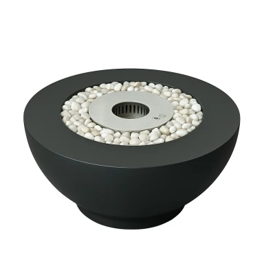 Circula Bioethanol Fireplace | Buy Here Circula bioethanol fire pit in black, round outdoor design