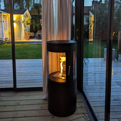 Columbus - Free-standing stove bio fireplace with 360-view Columbus - Free-standing stove bio fireplace with 360-view