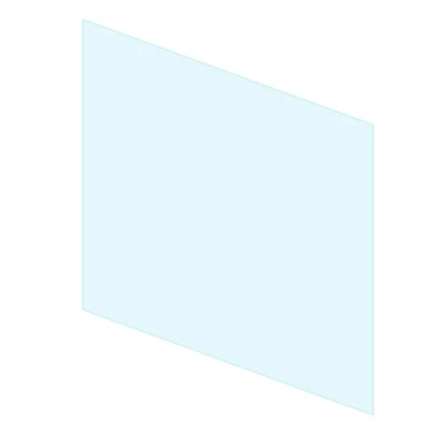 Full Side Glass - 400 mm | Bioethanol-fireplace.co.uk Full Side Glass - 400 mm