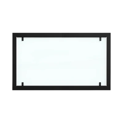 Outer frame for Foco 1000 with full safety glass | Buy Foco Fires here Black steel outer frame with full glass for Foco 1000 bio fireplaces.