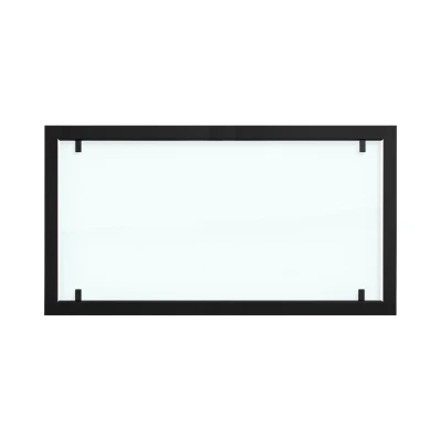 Outer frame for Foco 1100 with full safety glass | Buy Foco Fires here Black steel outer frame with full glass for Foco 1100 bio fireplaces.