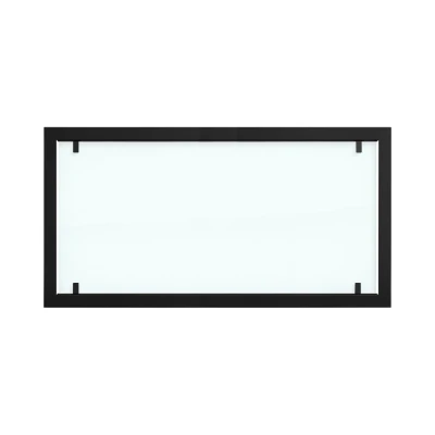 Outer frame for Foco 1200 with full safety glass | Buy Foco Fires here Black steel outer frame with full glass for Foco 1200 bio fireplaces.