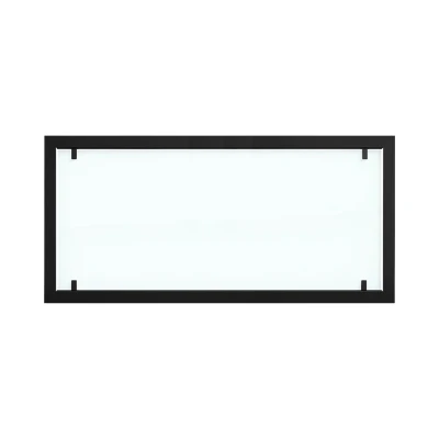 Outer frame for Foco 1500 with full safety glass | Buy Foco Fires here Black steel outer frame with full glass for Foco Two 1500 bio fireplaces.