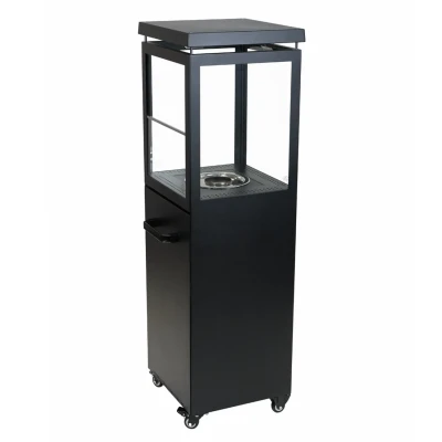 Muztag Premium Fire Paris Black - Outdoor Bioethanol Fireplace