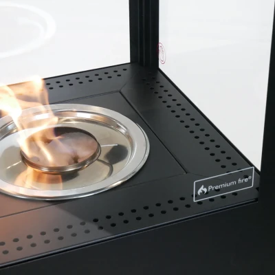 Muztag Premium Fire Paris Black - Outdoor Bioethanol Fireplace