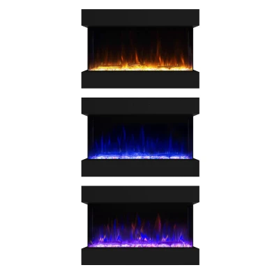 Feroza 101 cm - Wall-Mounted ScandiFlames Electric Fireplace