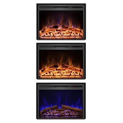 ScandiFlames Electric Pyrope 109 cm Fireplace Insert for Wall Mounting or Old Fireplace Integration