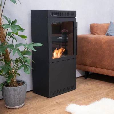 Jackson Ethanol stove in square design Jackson Ethanol stove in square design