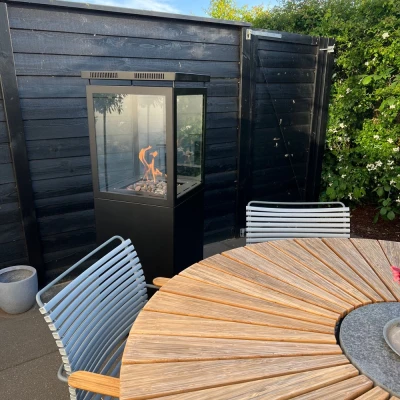 patio heater stylish  Muztag Murcia patio heater - black