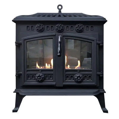ScandiFlames Spitsbergen Freestanding Bioethanol Fireplace Spitsberg - Freestanding Cast Iron Bioethanol Stove Fireplace from ScandiFlames