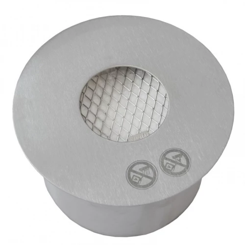 Round stainless steel bioethanol burner