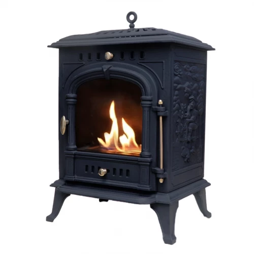 ScandiFlames Bergen - Free-standing bioethanol fireplace ScandiFlames Bergen - Free-standing bioethanol fireplace in cast iron construction