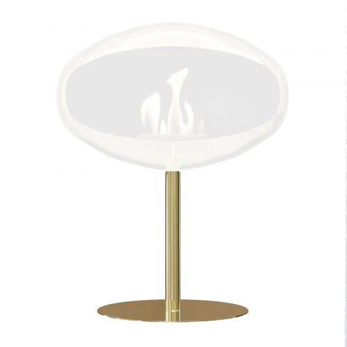 Polished Brass Stand for Cocoon Pedestal Bioethanol Fireplace Polished Brass Stand for Cocoon Pedestal Bioethanol Fireplace
