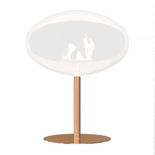 Polished Copper Stand for Cocoon Pedestal Bioethanol Fireplace Polished Copper Stand for Cocoon Pedestal Bioethanol Fireplace