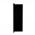 Black built-in electric fireplace without heating - width 60,5 cm