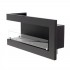 Left-facing corner fireplace for installation 85 cm
