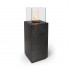Planika Porto Daze and Laurent bioethanol fireplace with Dekton marble finish