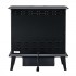 Water fireplace Stockbridge in black