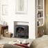Water fireplace Stockbridge in black