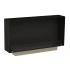 Foco One 1000 Slim - Sleek one-sided built-in bioethanol fireplace with a slim 20 cm depth
