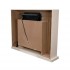 Fireplace stove in white