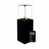 Outdoor gas fireplace with remote control 