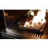 Outdoor gas fireplace with remote control 