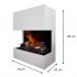 Kästner freestanding fireplace with Opti-Myst water vapour flames