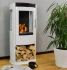 Lincoln - White bioethanol wood-burning stove