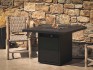 Planika Square Table outdoor gas fireplace for LPG gas cylinders